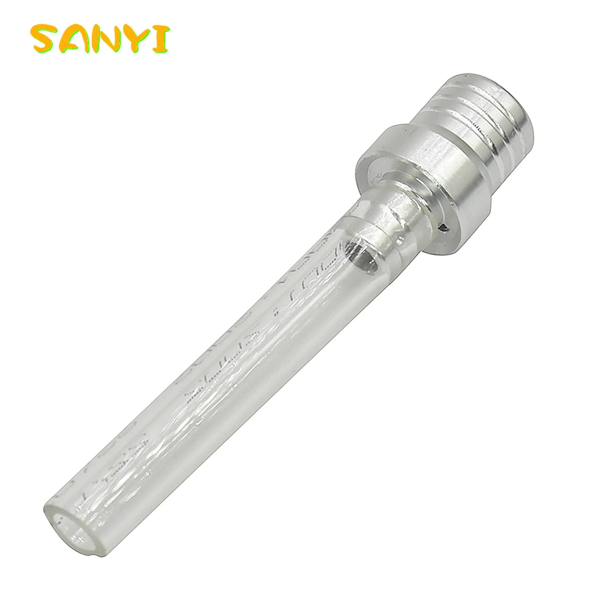 Clear plastic universal motorcycle fuel vent breather hose with metal fittings