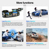 Enregistreur DVR automobile 1080P dual avec vision nocturne HD, enregistrement en boucle, détection de mouvement et fonctions