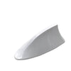 White universal car shark fin antenna cover.