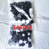 Bolsa de plástico transparente con 100 clips de sujeción para carrocería y parachoques.