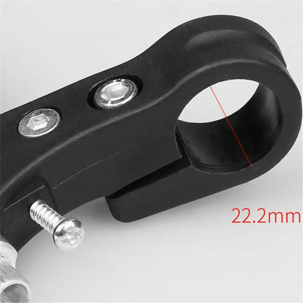 Manettes de frein V-brake noires universelles avec trous de montage et marque d'alignement rouge