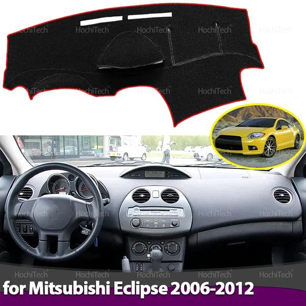 Dashboard cover for a Mitsubishi Eclipse 2006-2012 car interior and exterior view.