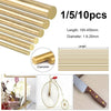 Brass bar rods in various lengths and diameters used for DIY and wire work