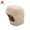 A beige universal car gear shift knob cover with a textured surface.