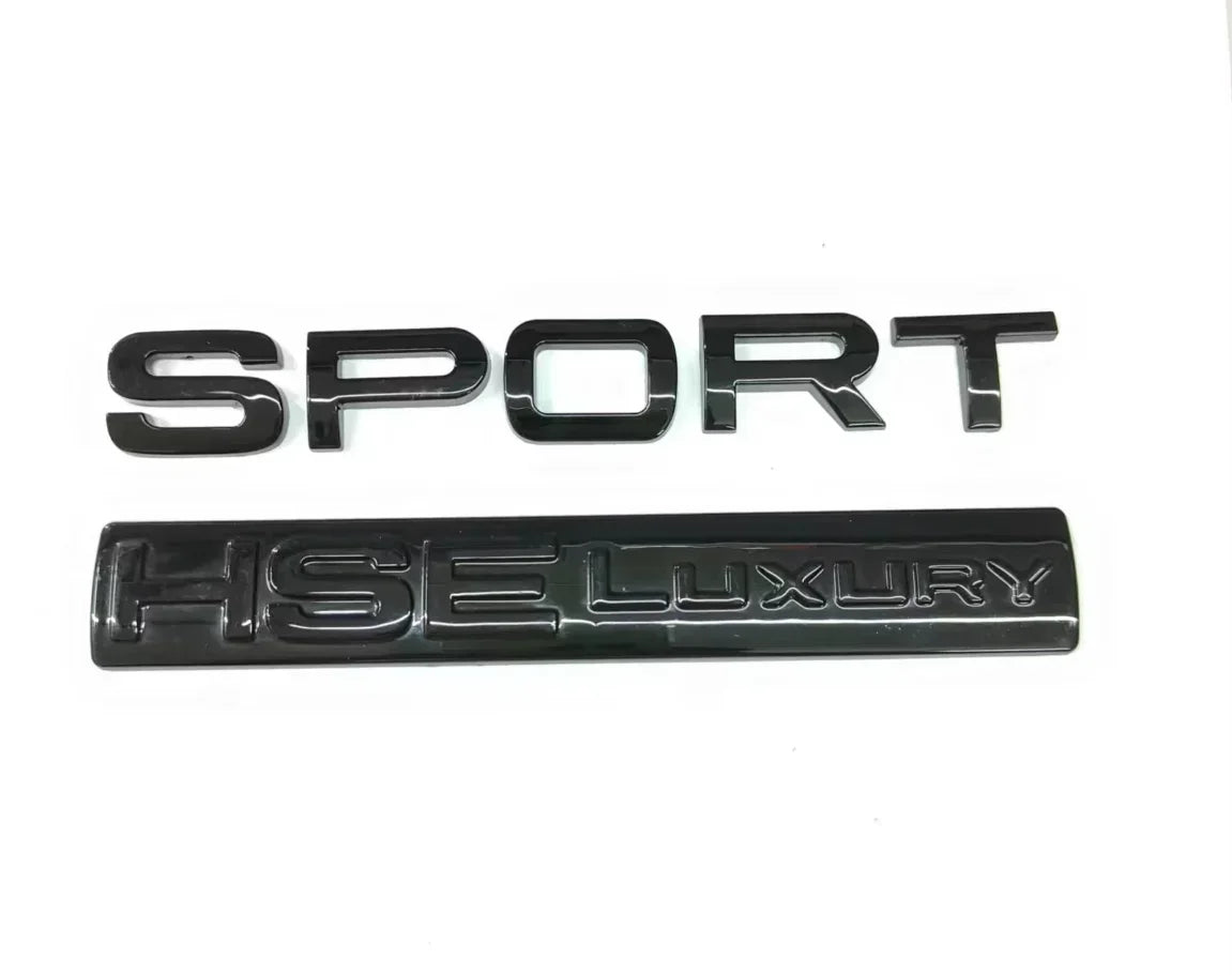 Black sports luxury car badge decal for Discovery 4