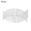 White reflective wheel rim strips designed for motorcycles and cars