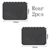 Two black magnetic car window sunshades, each measuring approximately 70cm by 550cm.