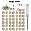 20 pieces of beige car roof interior trim clips and fasteners with screw caps