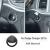 Carbon fiber trim piece for Dodge Charger interior, made of ABS material.