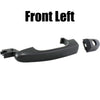 Front Left OEM door handle for KIA Sportage (2005-2010) in black.