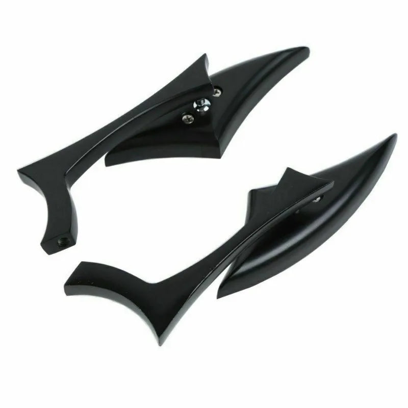 Espejos laterales ajustables negros para motocicletas Harley Sportster y cruiser