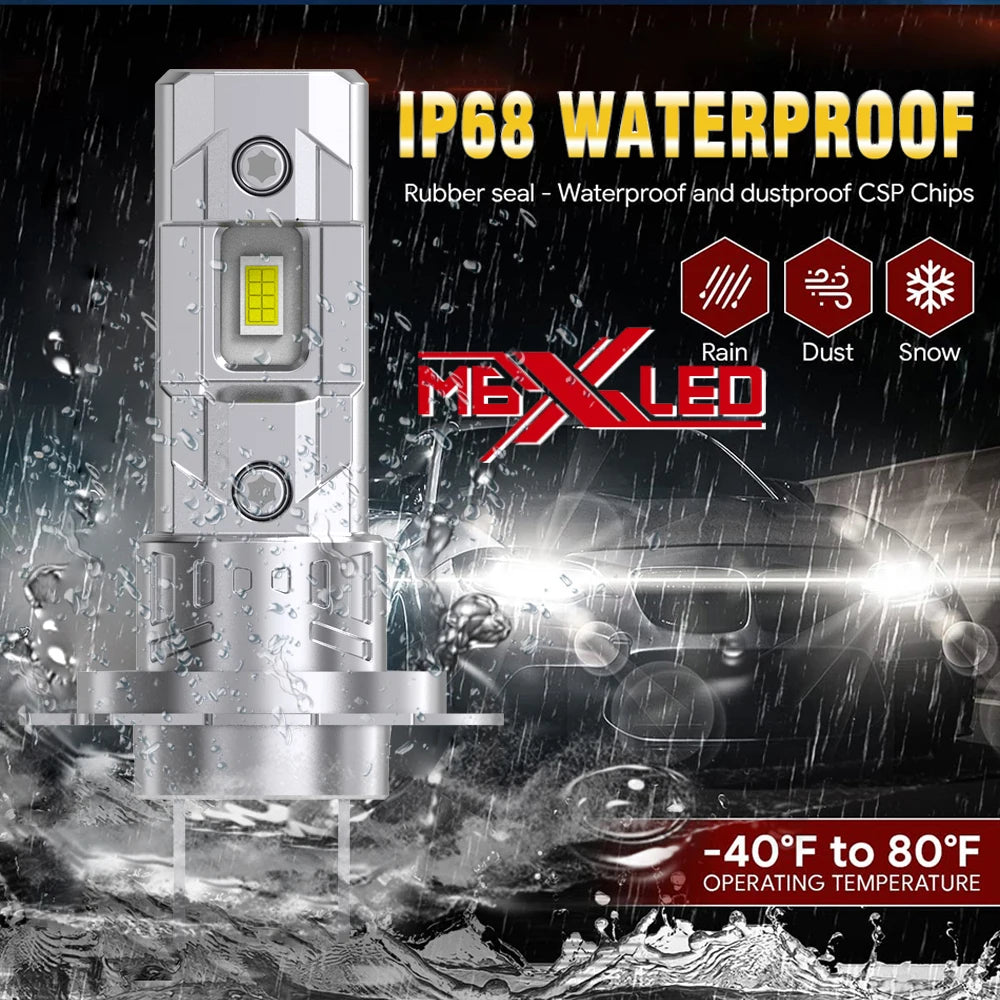 مصباح LED مقاوم للماء IP68، مصمم للاستخدام في السيارات وفي الظروف الجوية القاسية