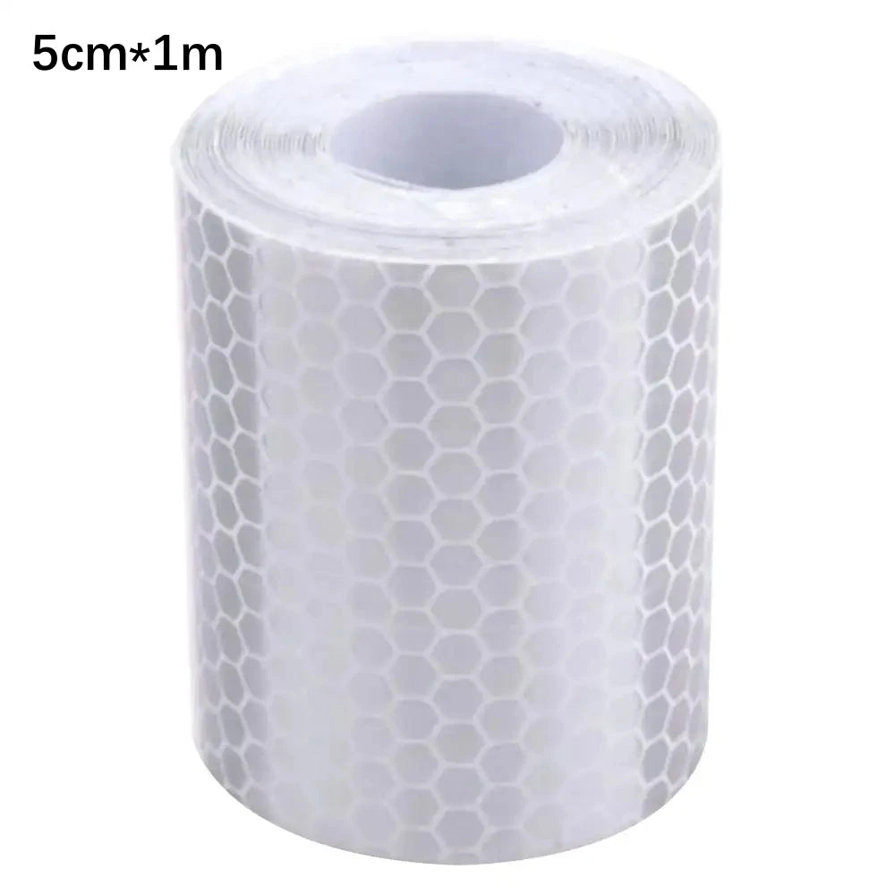 Roll of 5cm by 1m high-visibility reflective tape for vehicles