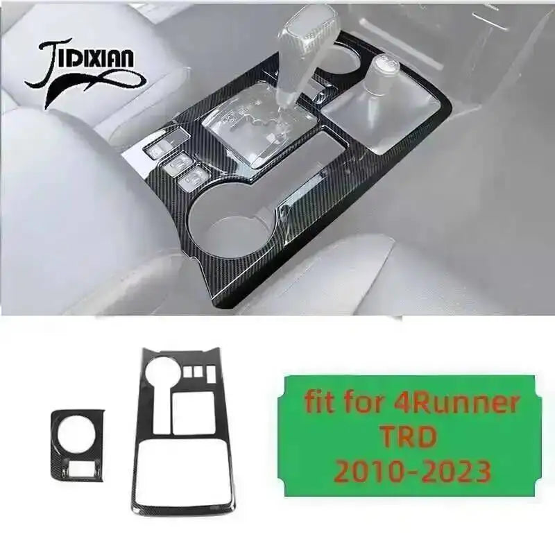 Carbon fiber grain interior and exterior decoration kit for Toyota 4Runner models 2010-2023