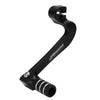 Black CNC foldable aluminum gear shift lever for Honda CRF110F and Yamaha TTR110E motorcycles.
