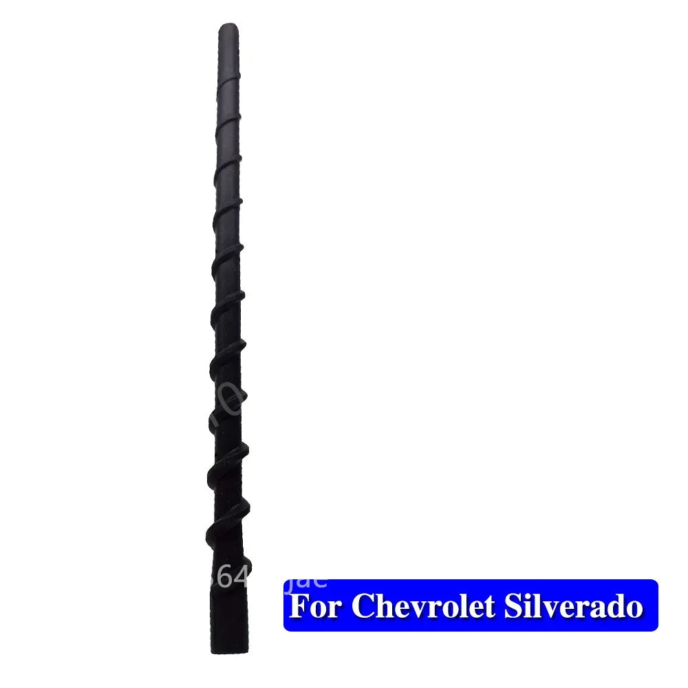 Black universal vehicle AM/FM antenna mast.