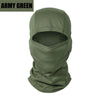 Army green tactical balaclava full face mask