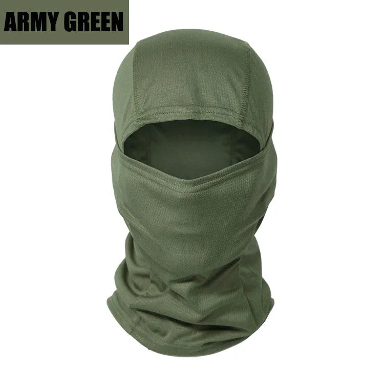 Army green tactical balaclava full face mask