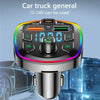 A compact car truck general 12-24V DC power adapter with multiple output ports and a central switch.