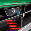 Close-up of a car camera lens protector kit showing various coatings like AR anti-reflective, diamond explosion proof, and T-