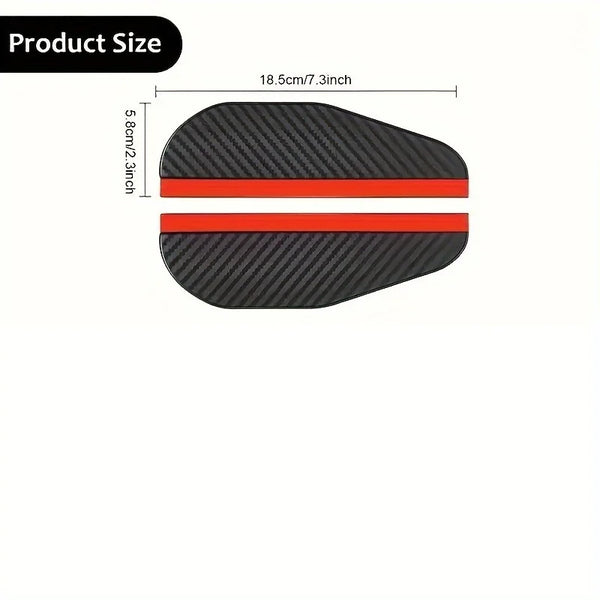 A rectangular product showing dimensions of 18.5cm (7.3 inches) by 5.8cm (2.3 inches).