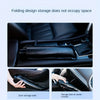Door storage tank and center console storage tanks for a portable car sun shade umbrella