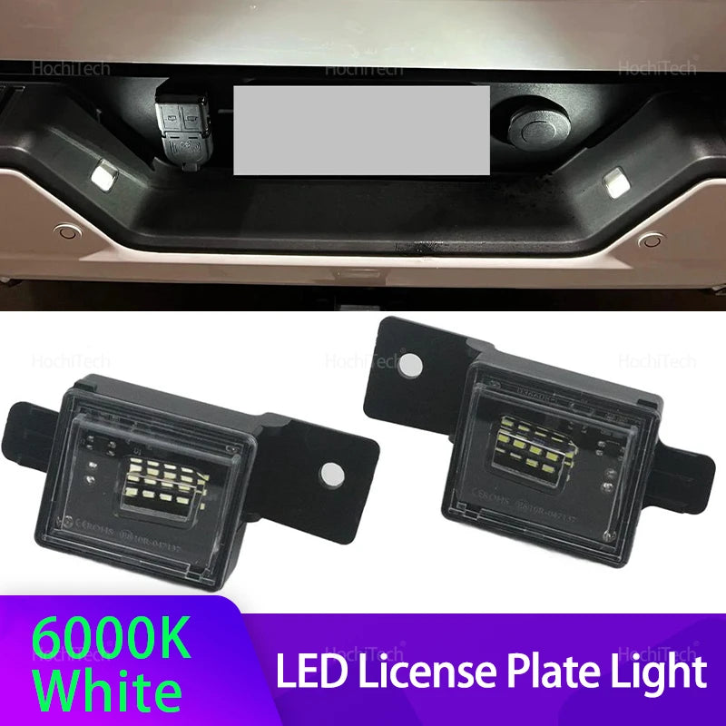 Black LED license plate light module for Chevy Silverado, GMC Sierra & Canyon vehicles