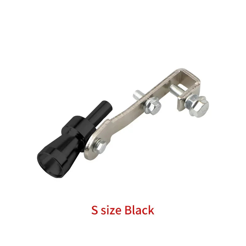 Sifflet de turbine automobile noir taille S simulateur de son d'échappement.
