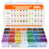 An assortment kit of various car fuses, including micro, mini, and standard size fuses in multiple ratings and colors.