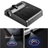 Black wireless LED car door welcome light projector with a Citroën logo