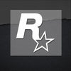 A white letter R with a five-pointed star design on a gray square background.