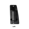 Black exterior door handle for Chevrolet or GMC Silverado, shown from the left side.