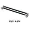 A pair of black adjustable bumper lip splitter rods.