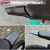 Aftermarket rear fender for a Sur-Ron electric bike, showing the fitment and mounting details.