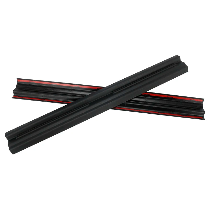 Planches de pare-chocs en caoutchouc noir pour seuil de porte Jeep Wrangler TJ