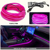 Purple pink flexible LED wiring strip used for car interior ambient lighting display