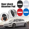 Four door shock absorber pads for a Tesla car door lock protection
