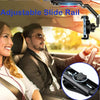 Adjustable slide rail mount for a phone on a car sun visor