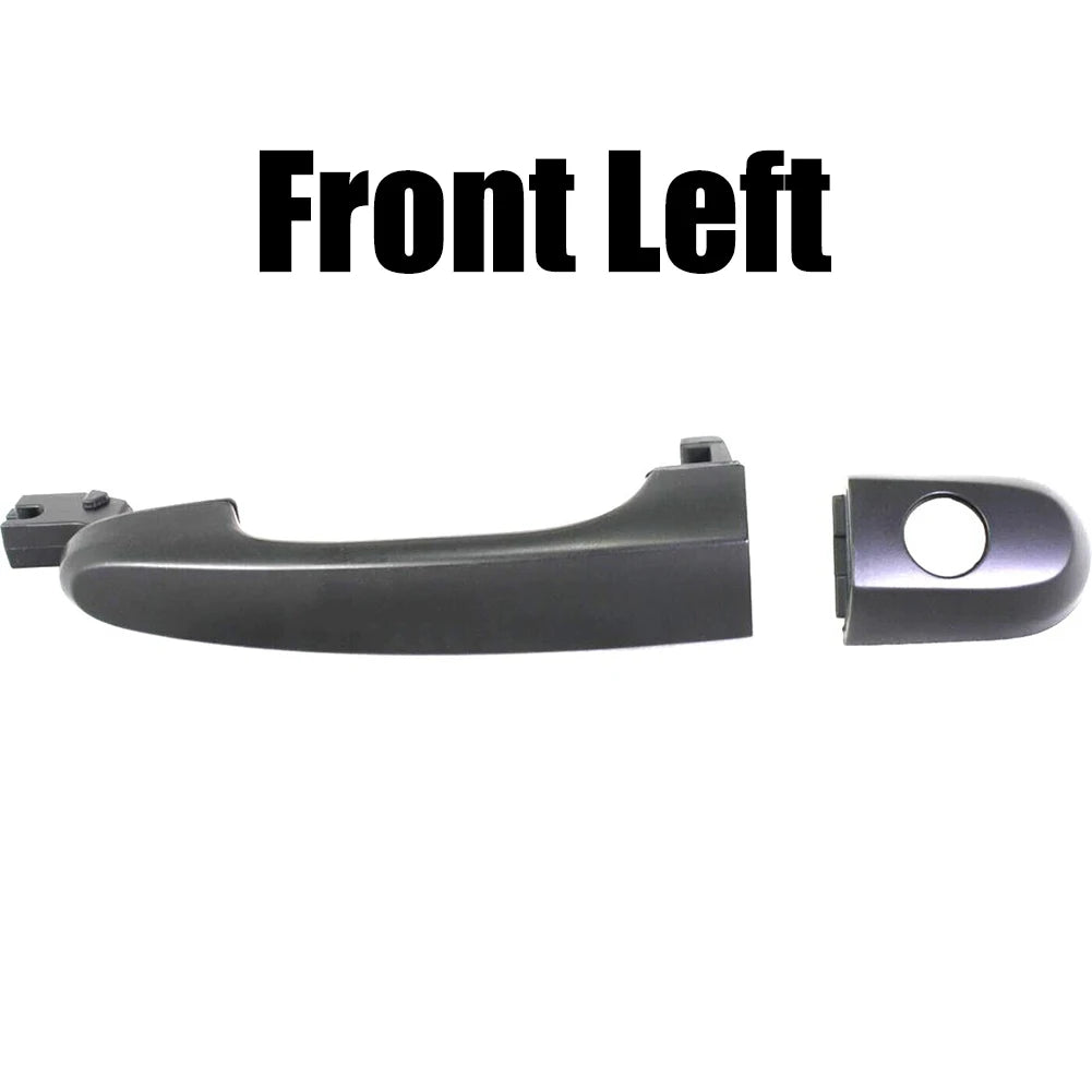 Front Left OEM door handle for KIA Sportage (2005-2010) in dark gray.