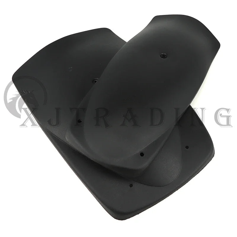Black durable plastic fender designed for go-kart and ATV use