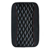 Black quilted armrest protector pad for universal car use