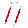 A pair of red universal electrical terminal connector removal tools.