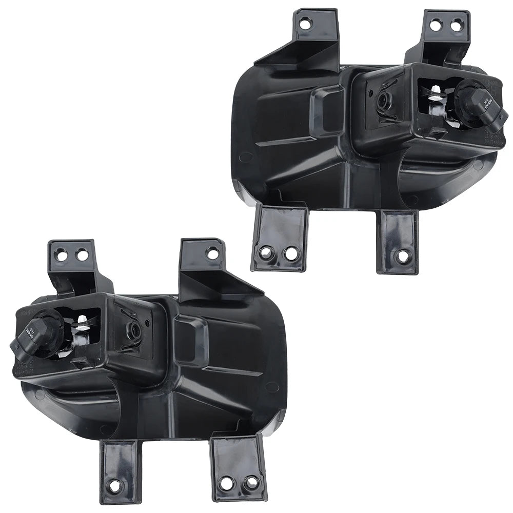 Schwarzes Front-Nebellicht-Upgrade-Kit für Ford F-150 mit Befestigungsrahmen und Leuchteinheit.