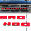 Cache-vis pour badge lettre rouge pour véhicule Ford Bronco