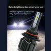 A close-up view of a high-intensity lemon green fog light bulb and its housing.