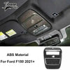 Carbon fiber grain interior trim kit for Ford F150 2021+ truck interior panel.