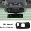 ABS material carbon fiber grain interior trim kit for Ford F150 2021+