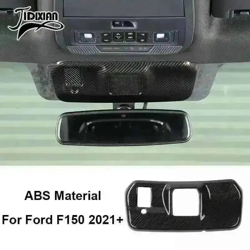 ABS material carbon fiber grain interior trim kit for Ford F150 2021+