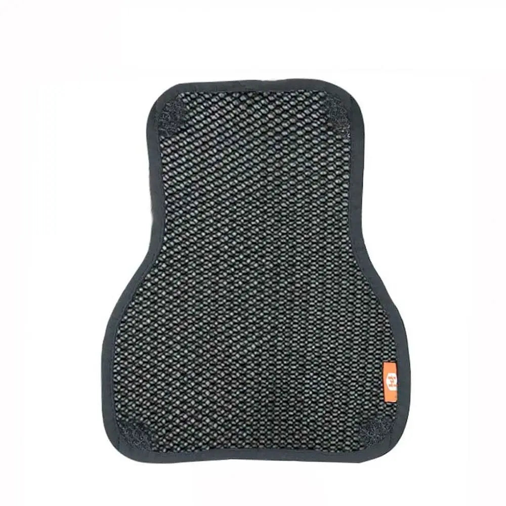 Black mesh motorcycle seat cushion cover for heat insulation and protection