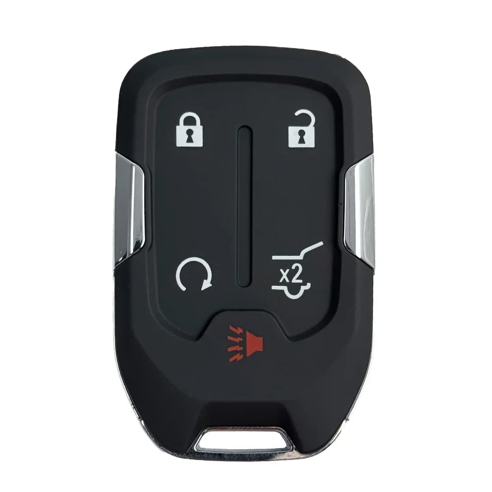 Black aftermarket remote key for Chevrolet trucks and SUVs with security features